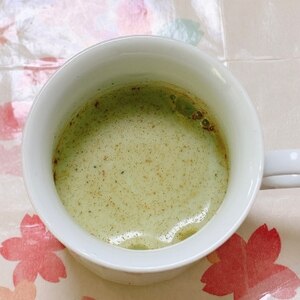 ホット☆黒蜜抹茶ミルク